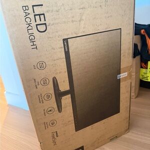 Lenovo Black LED Backlight Monitor